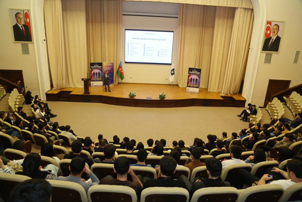 Azərbaycan Texniki Universitetinin (AzTU) Akt zalında “Metro Hackathon” layihəsi ilə bağlı infosessiya keçirilmişdir.